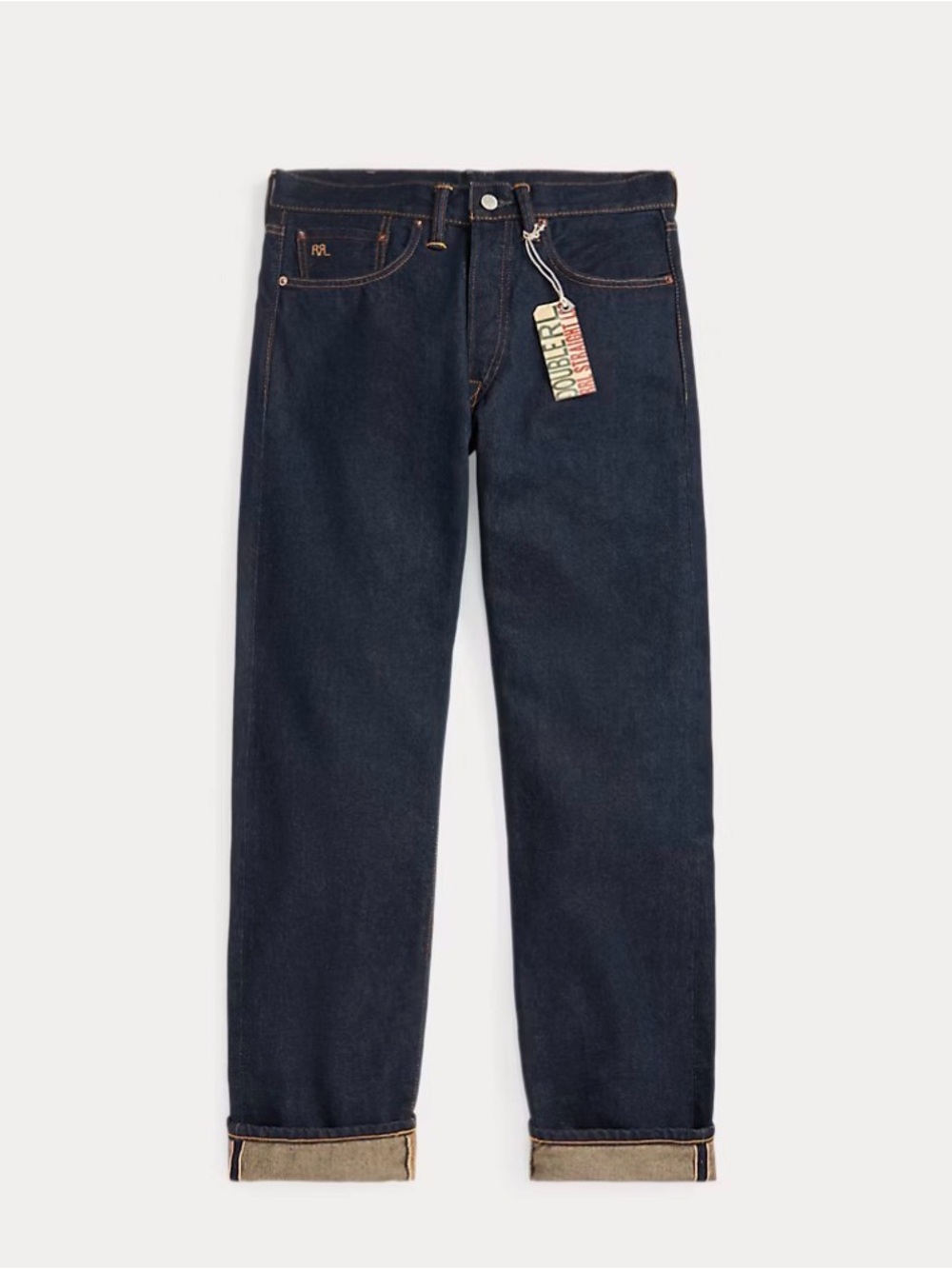 NWT New RRL Ralph Lauren Straight Leg SELVEDGE JEAN - EAST WEST size 32 x 32 - Picture 10 of 10